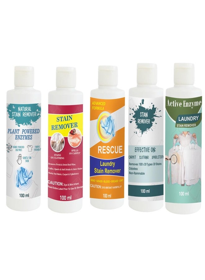 مجموعة مزيلات بقع توفوس، تتضمن مزيل بقع القمصان، الأحمر، البرتقالي، السماوي، والفستقي | محلول تنظيف متعدد الأسطح للملابس والأقمشة والمفروشات (100 غرام لكل عبوة) - Image 1